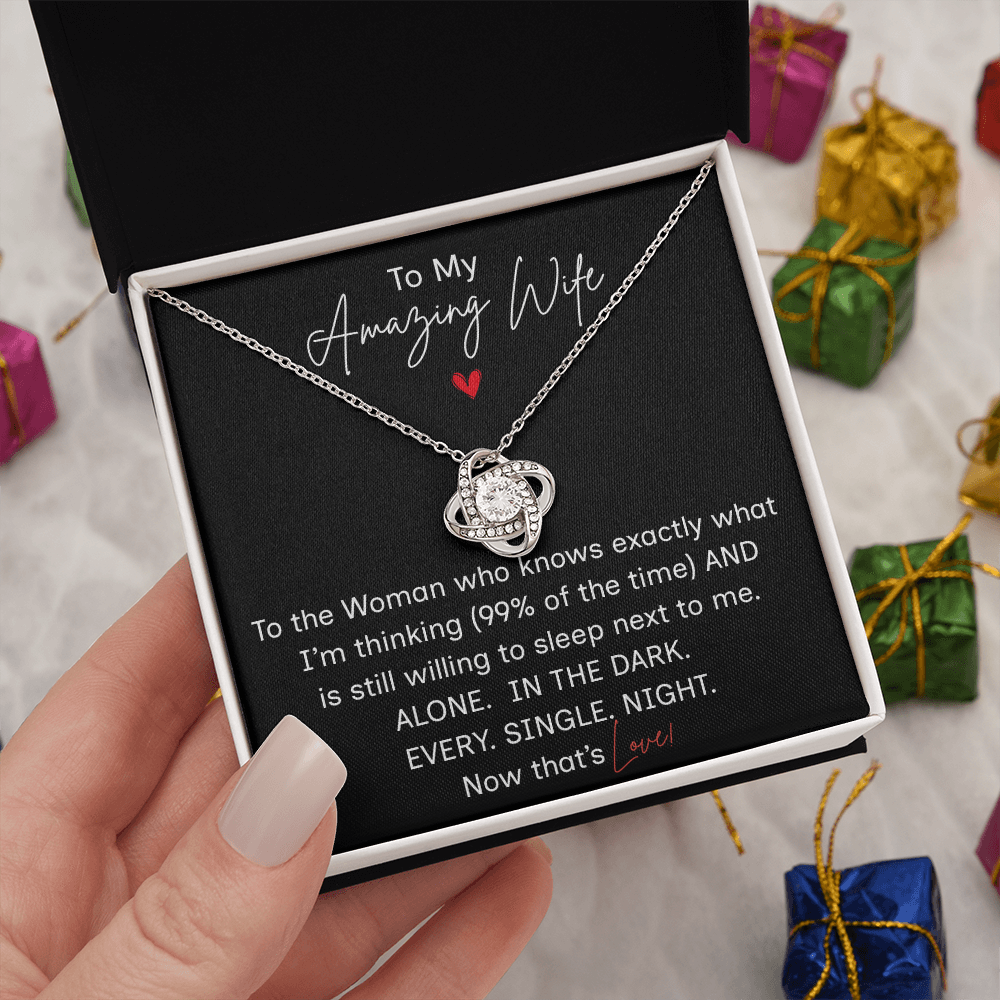 To My Amazing Wife/"Now That's Love"/Black Cardstock