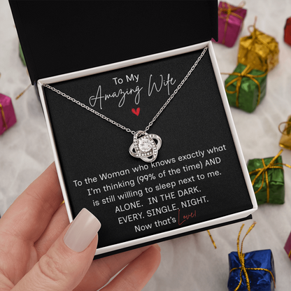 To My Amazing Wife/"Now That's Love"/Black Cardstock