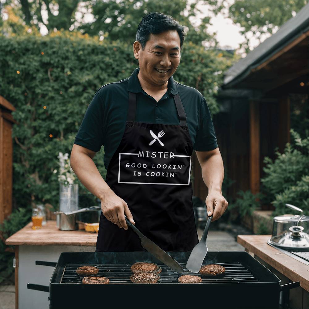 Mister Good Lookin' Is Cookin' Apron