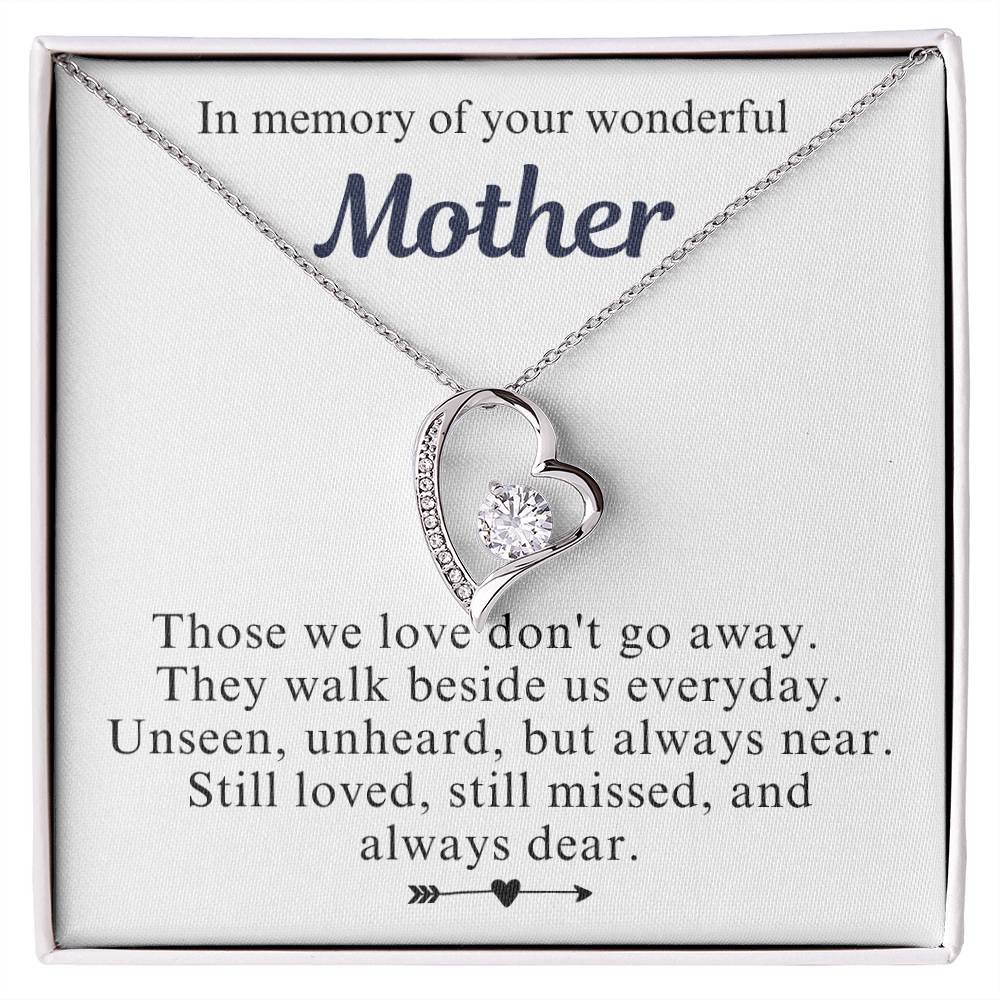 In Memory of Your Mother/Forever Love Necklace