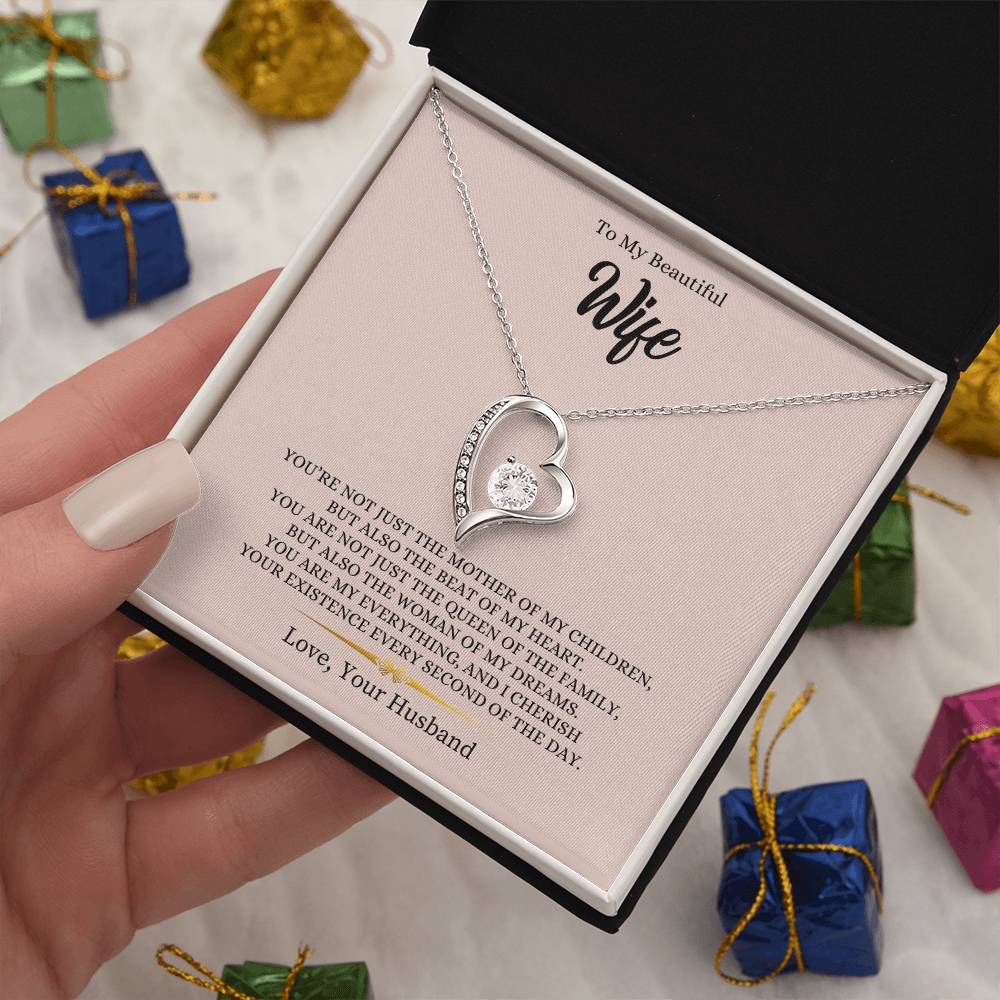 To My Beautiful Wife | You Are My Everything - Forever Love Necklace