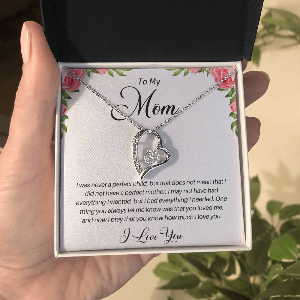To My Mom | I Love You - Forever Love Necklace