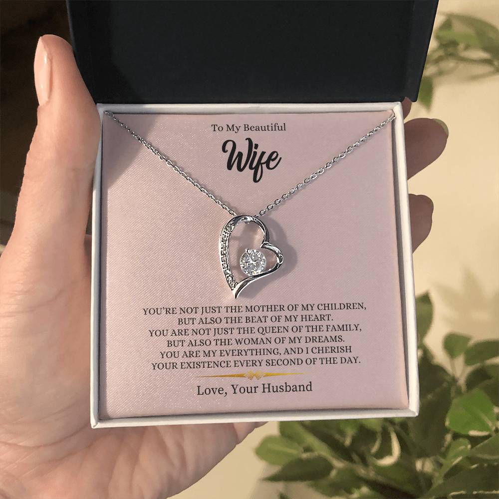 To My Beautiful Wife | You Are My Everything - Forever Love Necklace