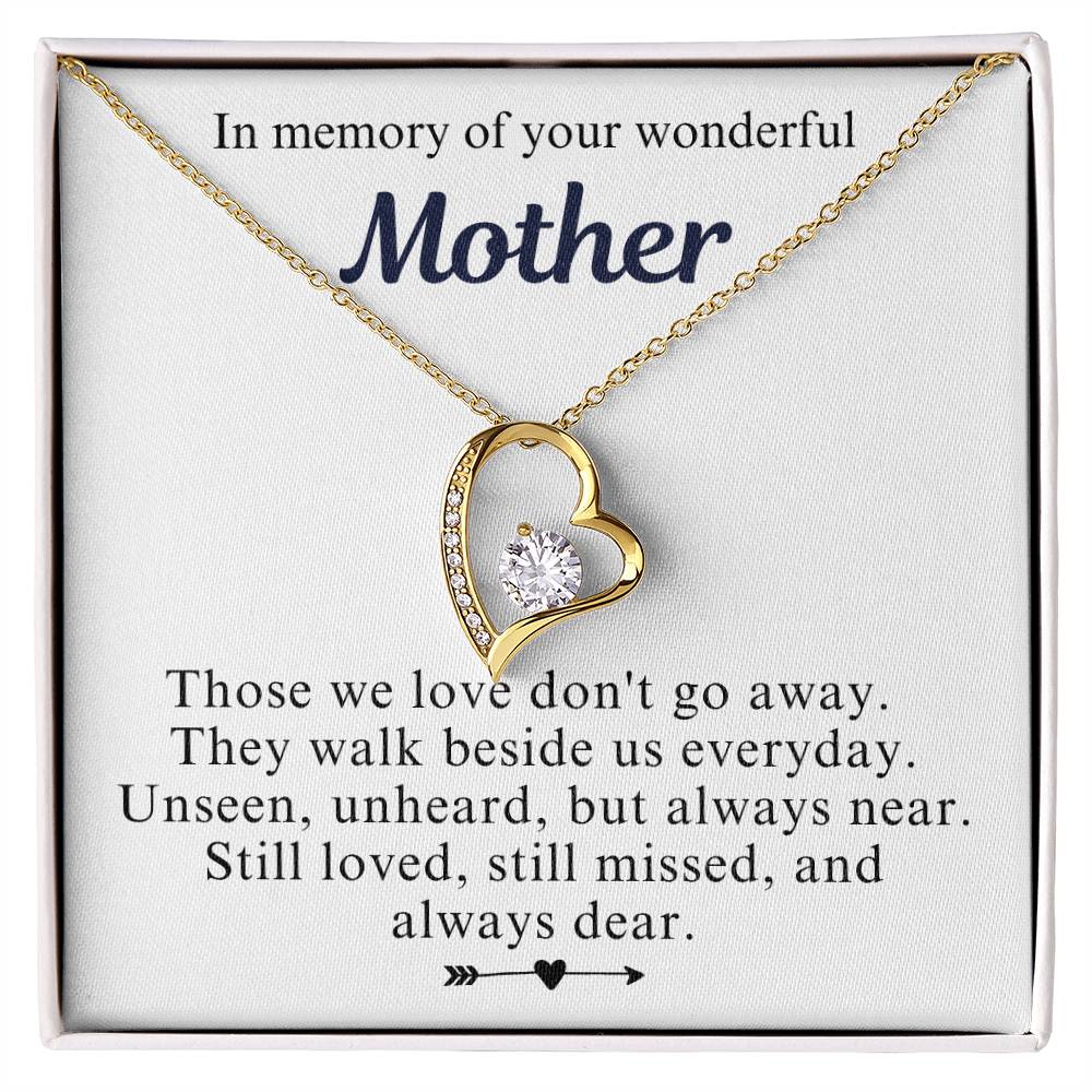 In Memory of Your Mother/Forever Love Necklace