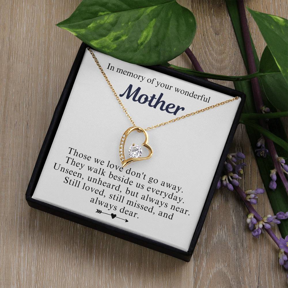 In Memory of Your Mother/Forever Love Necklace