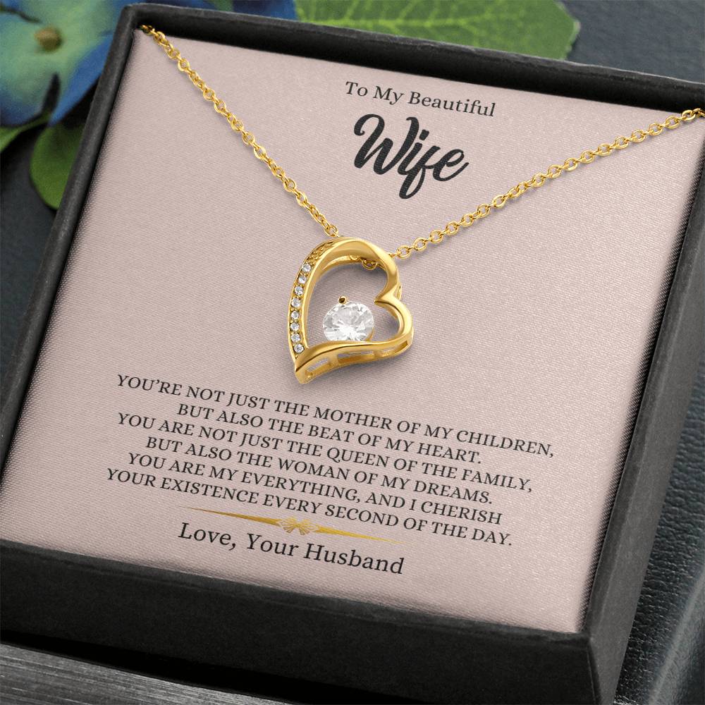 To My Beautiful Wife | You Are My Everything - Forever Love Necklace