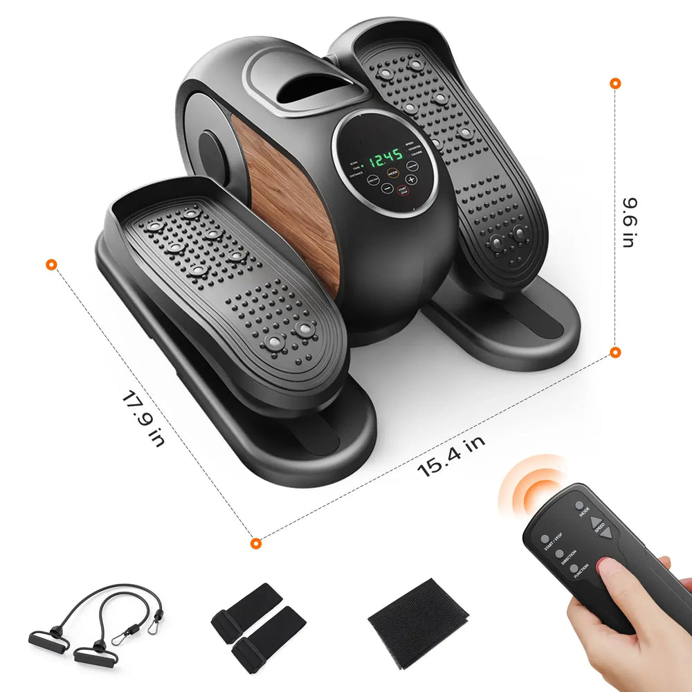 ✨Compact Under-Desk Elliptical designed to keep your legs moving and make daily low-impact cardio easy from the comfort of your chair.✨