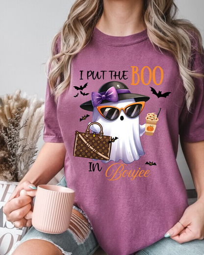 Boujee Ghost/Comfort Colors/Crewneck Unisex T-shirt