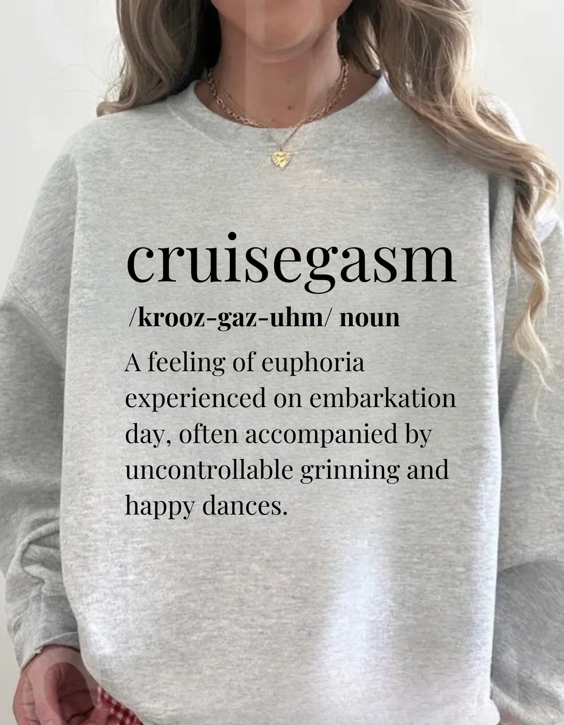 "Cruisegasm"/Unisex Gildan™ Crewneck Sweatshirt