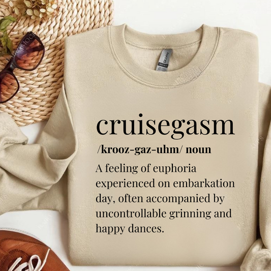 "Cruisegasm"/Unisex Gildan™ Crewneck Sweatshirt