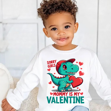 Sorry Girls...Valentine Toddler Long Sleeve Tee