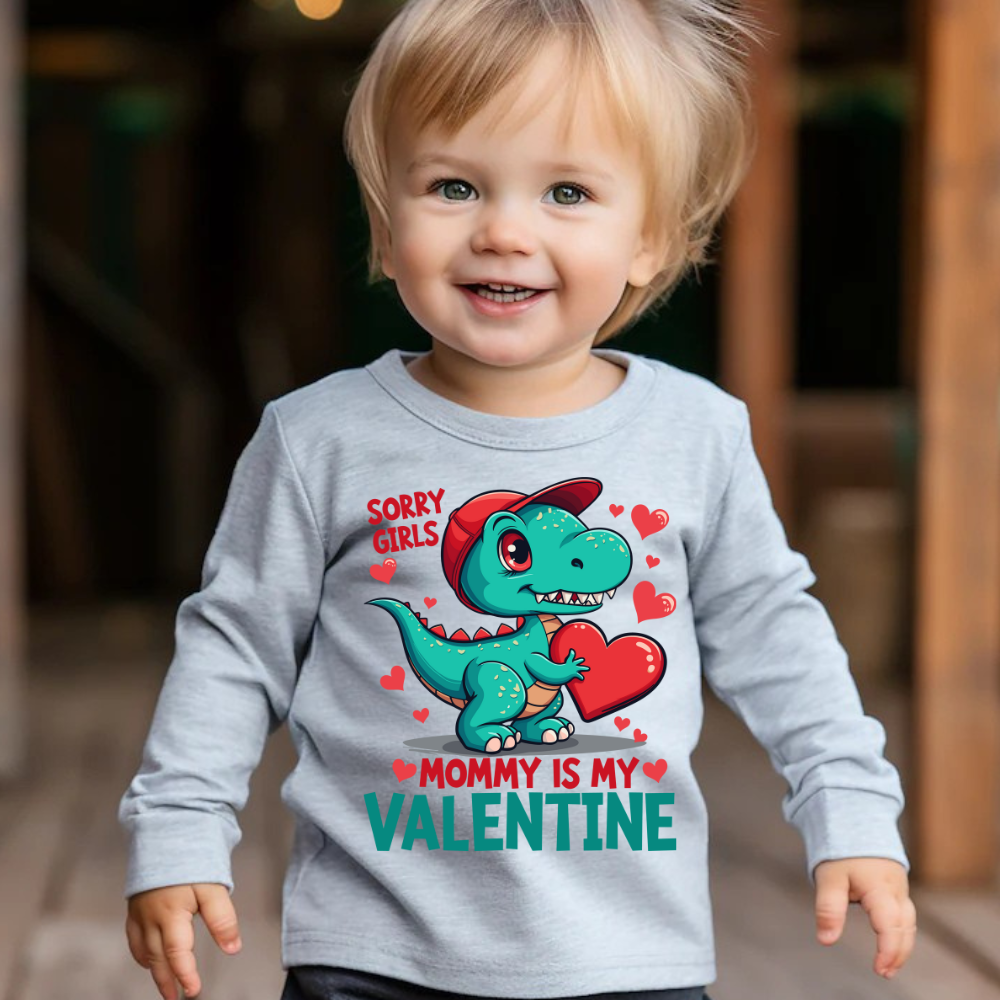 Sorry Girls...Valentine Toddler Long Sleeve Tee
