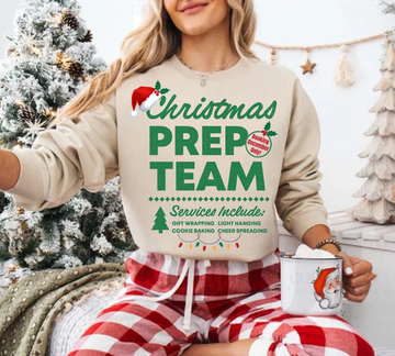 PREP CREW (GREEN) CREWNECK SWEATSHIRT