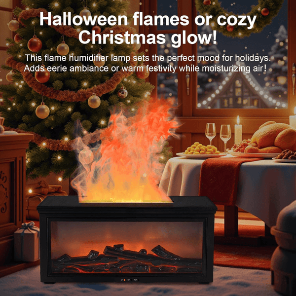 EmberGlow Cozy Flame Aroma Diffuser
