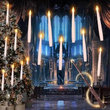 Magical Floating Candles w/ Magic Wand Remote