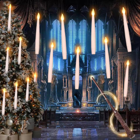 Magical Floating Candles w/ Magic Wand Remote