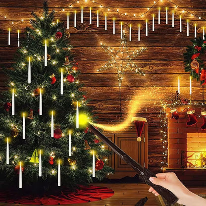 Magical Floating Candles w/ Magic Wand Remote