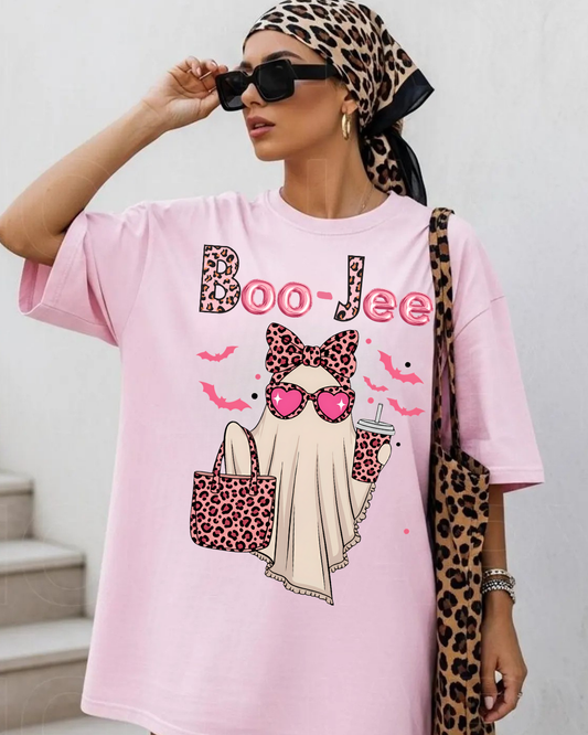 Boo-Jee Ghost T-Shirt, Comfort Colors, Unisex Halloween Tee, Cute Fall Shirt, Funny Ghost T, Autumn Fashion, Trendy Graphic T-Shirt