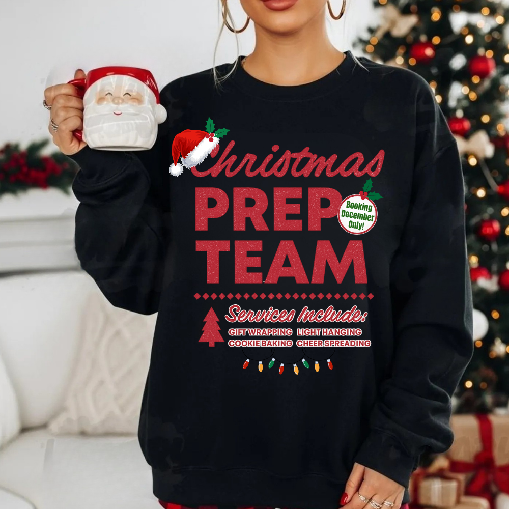 PREP CREW (RED) GILDAN CREWNECK