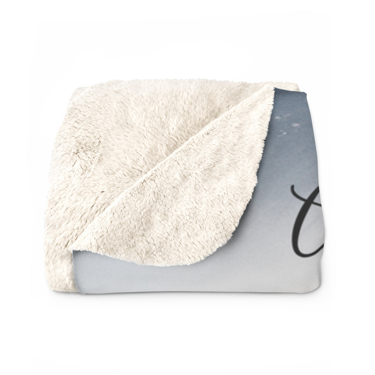 Personalized Sherpa Fleece Blanket/Trust God!